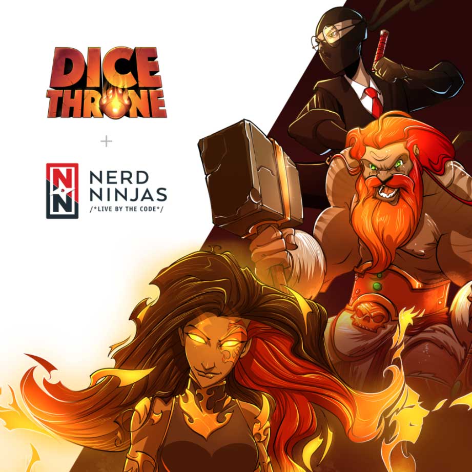 Dice Throne + Nerd Ninjas annoucement